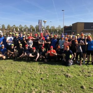 Bedrijfsuitje in actie