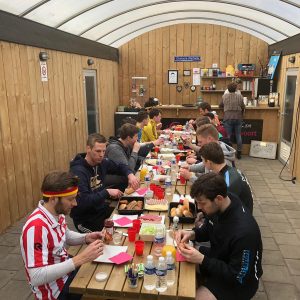 Bedrijfsuitje in actie